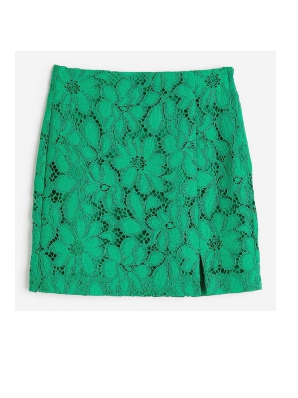 H&M- Green Lace Mini Skirt. Size: 6